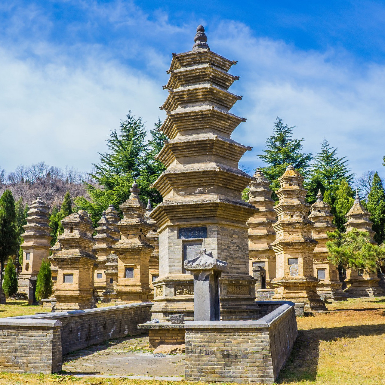 A scenic view of Zhengzhou Chuzhuanjishaolinsitalin