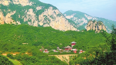 A scenic view of Zhengzhou Ciyunsishike