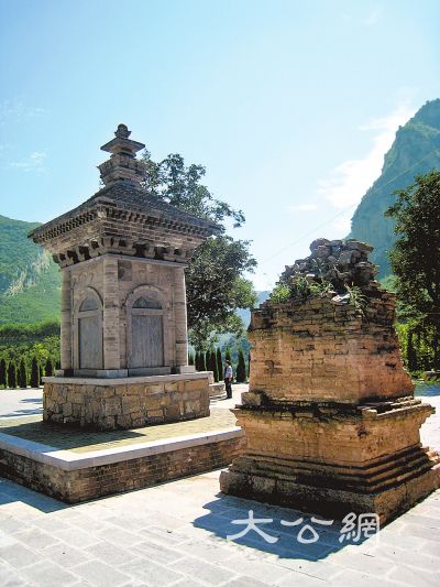 A scenic view of Zhengzhou Ciyunsishike