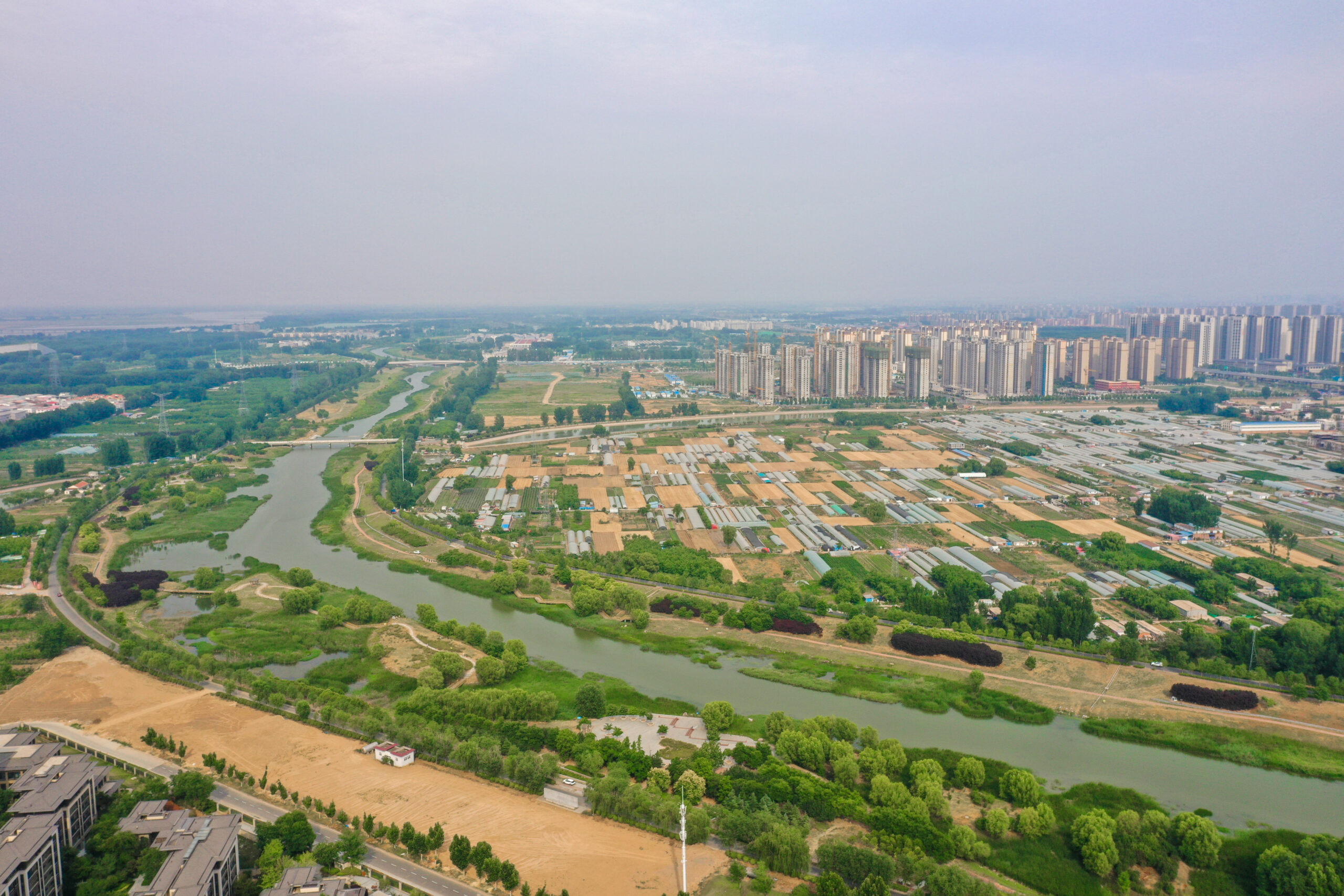 A scenic view of Zhengzhou Dayunhe Zhengzhouduan