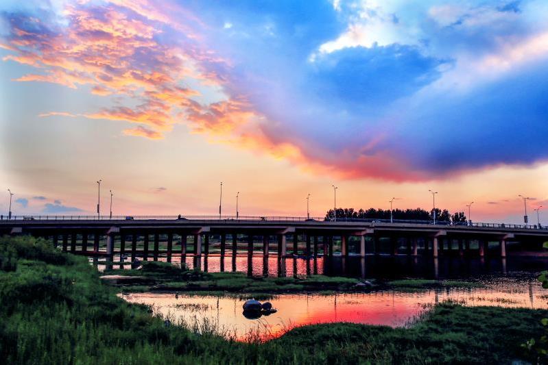 A scenic view of Zhengzhou Dayunhe Zhengzhouduan