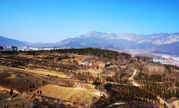 A scenic view of Zhengzhou Dazhoufengshantanyizhi