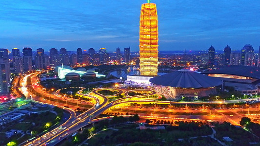 A scenic view of Zhengzhou Dengfengchengshuangmiao