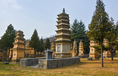 A scenic view of Zhengzhou Fawangsitia