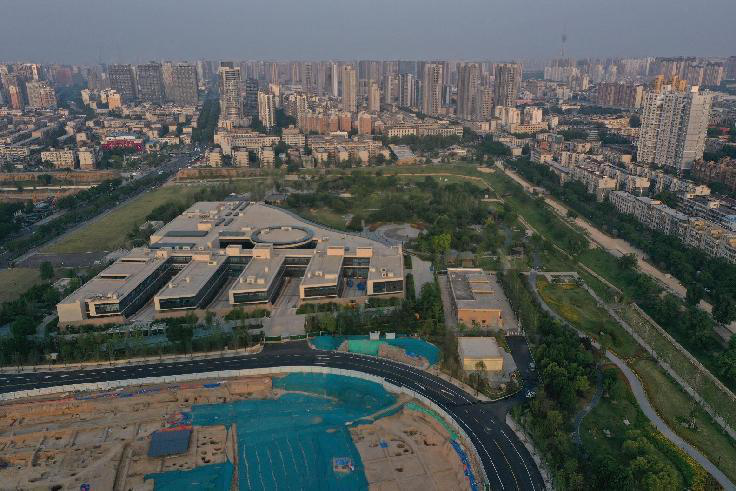 A scenic view of Zhengzhou Houzhuangwangyizhi
