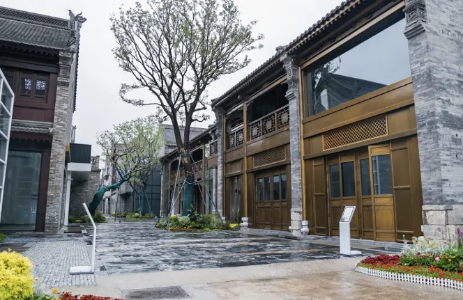 A scenic view of Zhengzhou Jingchengguchengyi