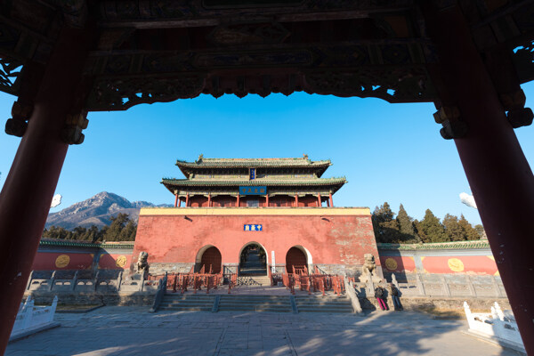 A scenic view of Zhengzhou Nanyuemiao