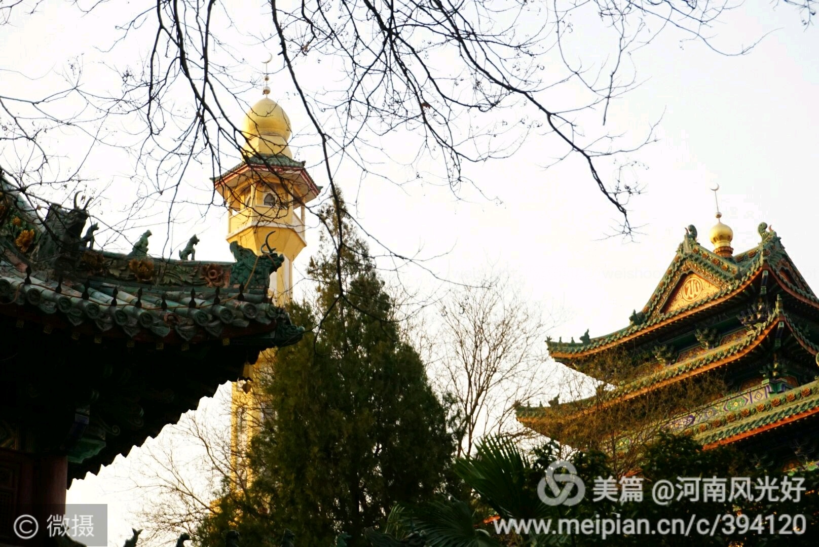A scenic view of Zhengzhou Qingzhensi