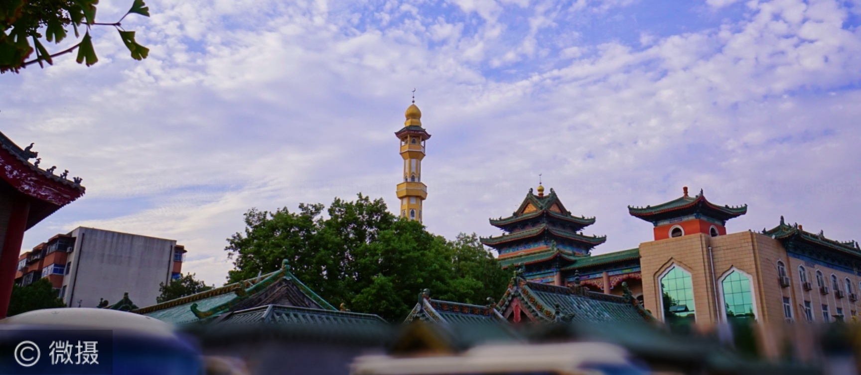 A scenic view of Zhengzhou Qingzhensi