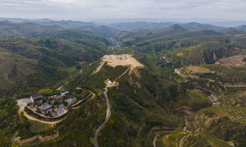 A scenic view of Zhengzhou Qinwangzhaiyizhi