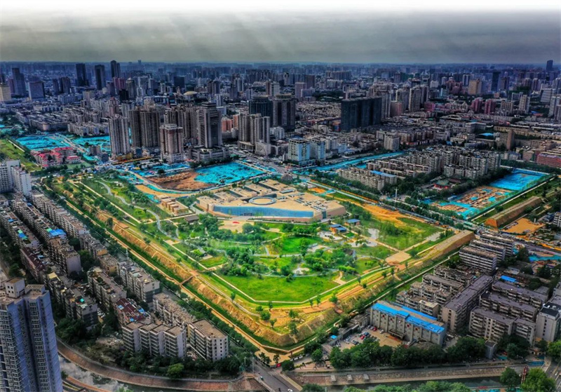 A scenic view of Zhengzhou Shangdaiyizhi
