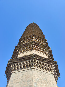 A scenic view of Zhengzhou Shoushengshishuangta