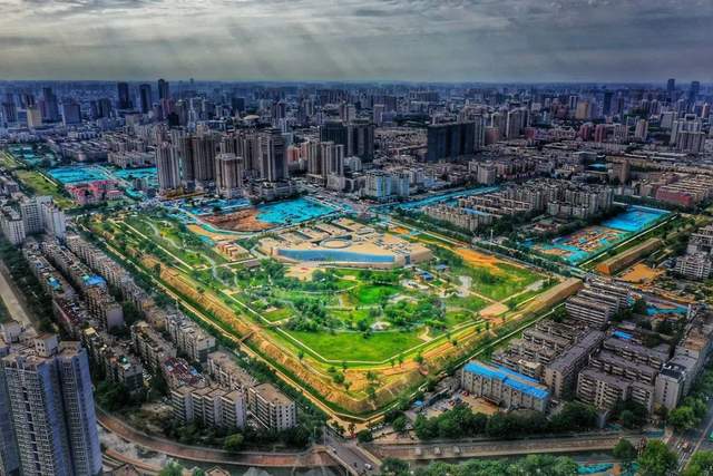 A scenic view of Zhengzhou Wangchenggangjiyangchengyizhi