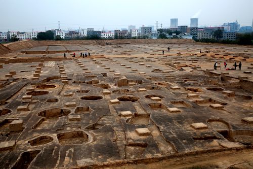 A scenic view of Zhengzhou Xizhaiyizhi