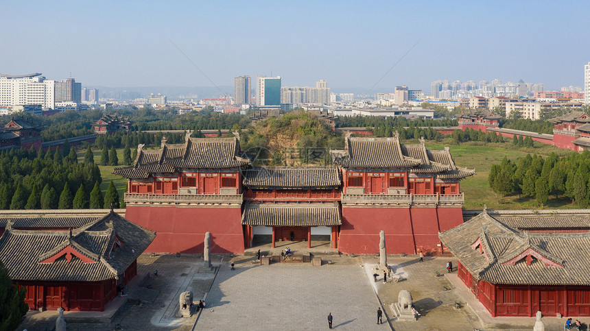A scenic view of Zhengzhou Yongling Yongzhaoling