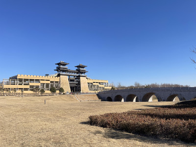 A scenic view of Zhengzhou Yuanlinggucheng