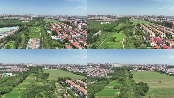 A scenic view of Zhengzhou Zhenghangucheng