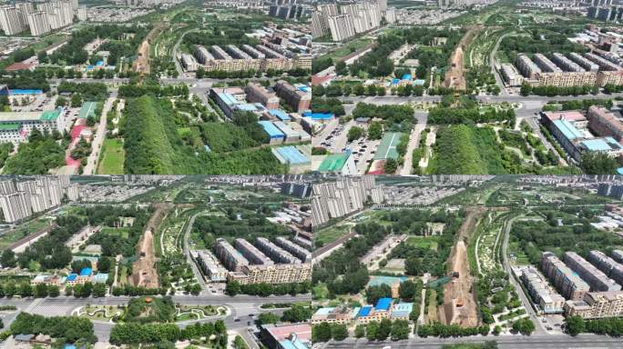 A scenic view of Zhengzhou Zhenghangucheng