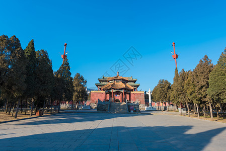 A scenic view of Zhengzhou Zhongyuemiao