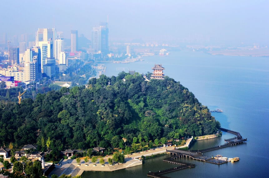 A scenic view of Zhenjiang Chengshangcun Yizhi