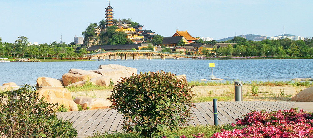 A scenic view of Zhenjiang Dayunhe Subitems