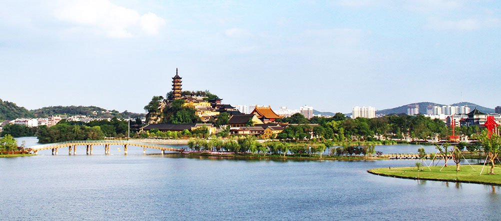 A scenic view of Zhenjiang Dayunhe Subitems