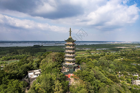 A scenic view of Zhenjiang Jiaoshan Beilin