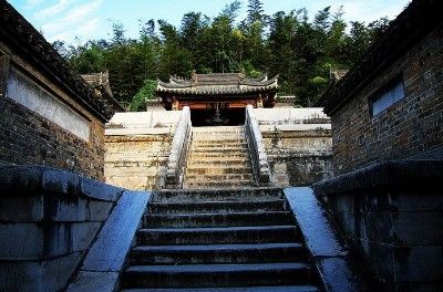 A scenic view of Zhenjiang Longchangsi