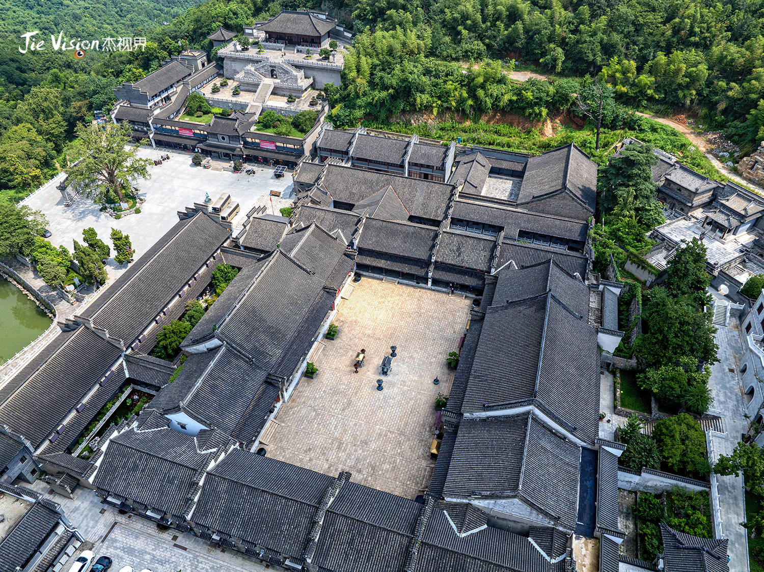 A scenic view of Zhenjiang Longchangsi