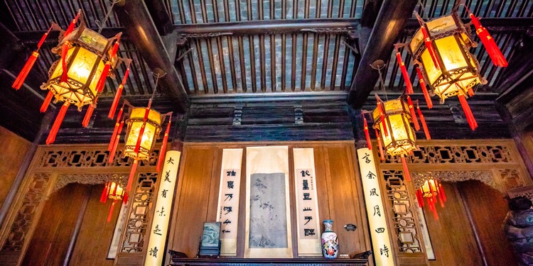 A scenic view of Zhenjiang Songyuan Liangcang Yizhi