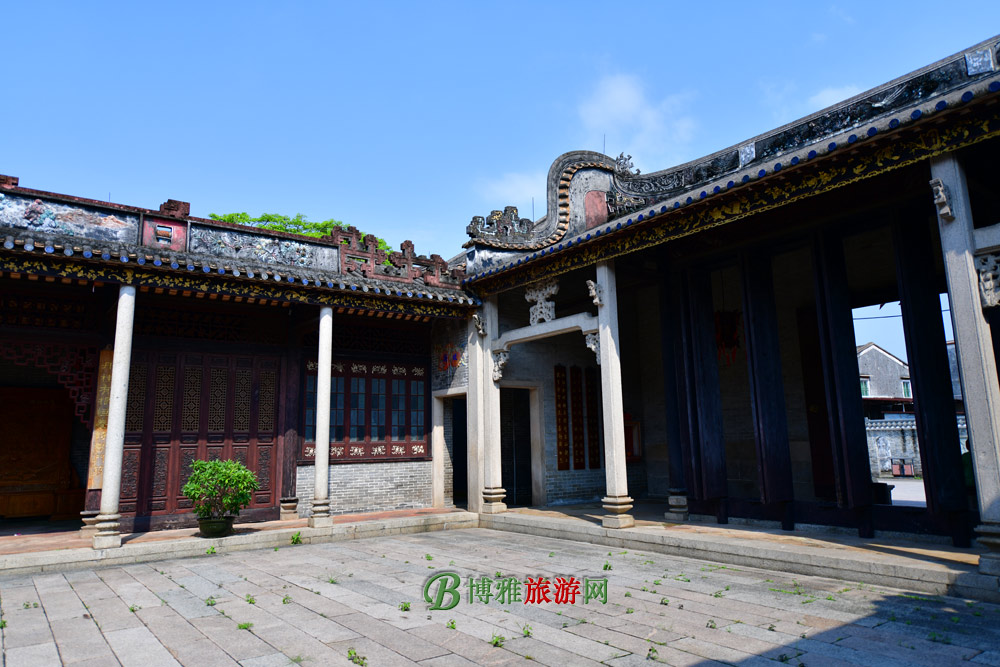 A scenic view of Zhongshan Chadong Chenshi Zongciqun