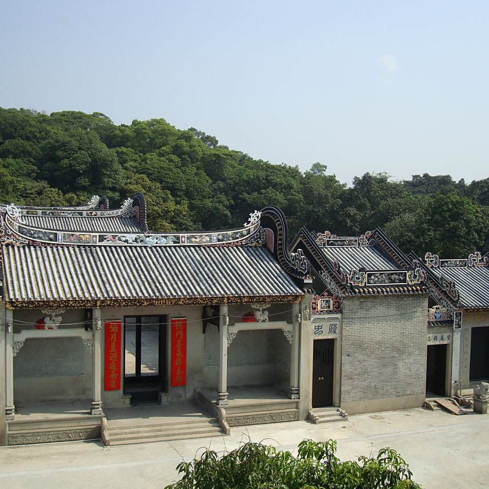 A scenic view of Zhongshan Chadong Chenshi Zongciqun