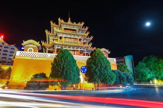 A scenic view of Zhongwei Qiying Beizui Chengzhi