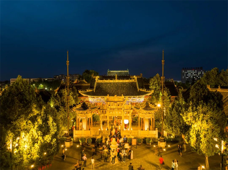 A scenic view of Zhoukou Guandimiao