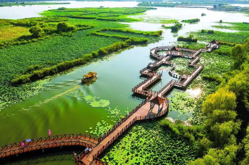 A scenic view of Zhoukou Huaiyangshuangzhongyizhi