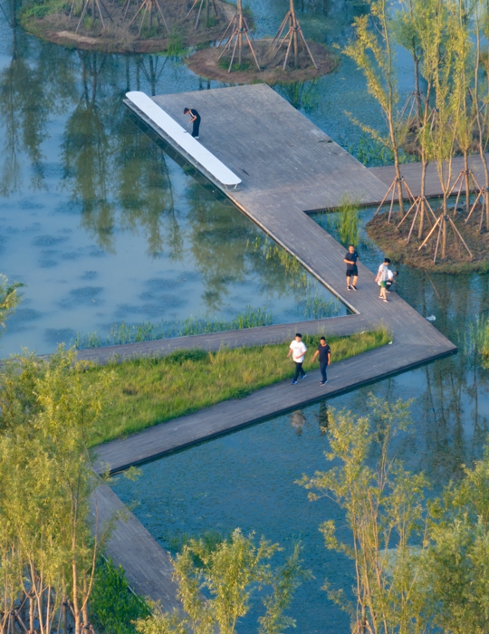 A scenic view of Zhoukou Huaiyangshuangzhongyizhi