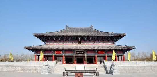 A scenic view of Zhoukou Luyitaiqinggongyizhi