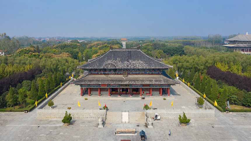 A scenic view of Zhoukou Luyitaiqinggongyizhi