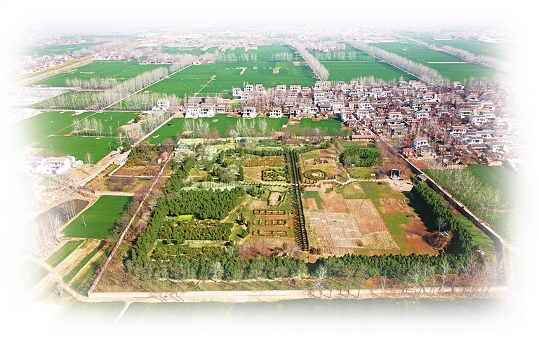 A scenic view of Zhoukou Pingliangtaiguchengyizhi