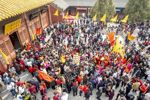A scenic view of Zhoukou Taihaolingmiao