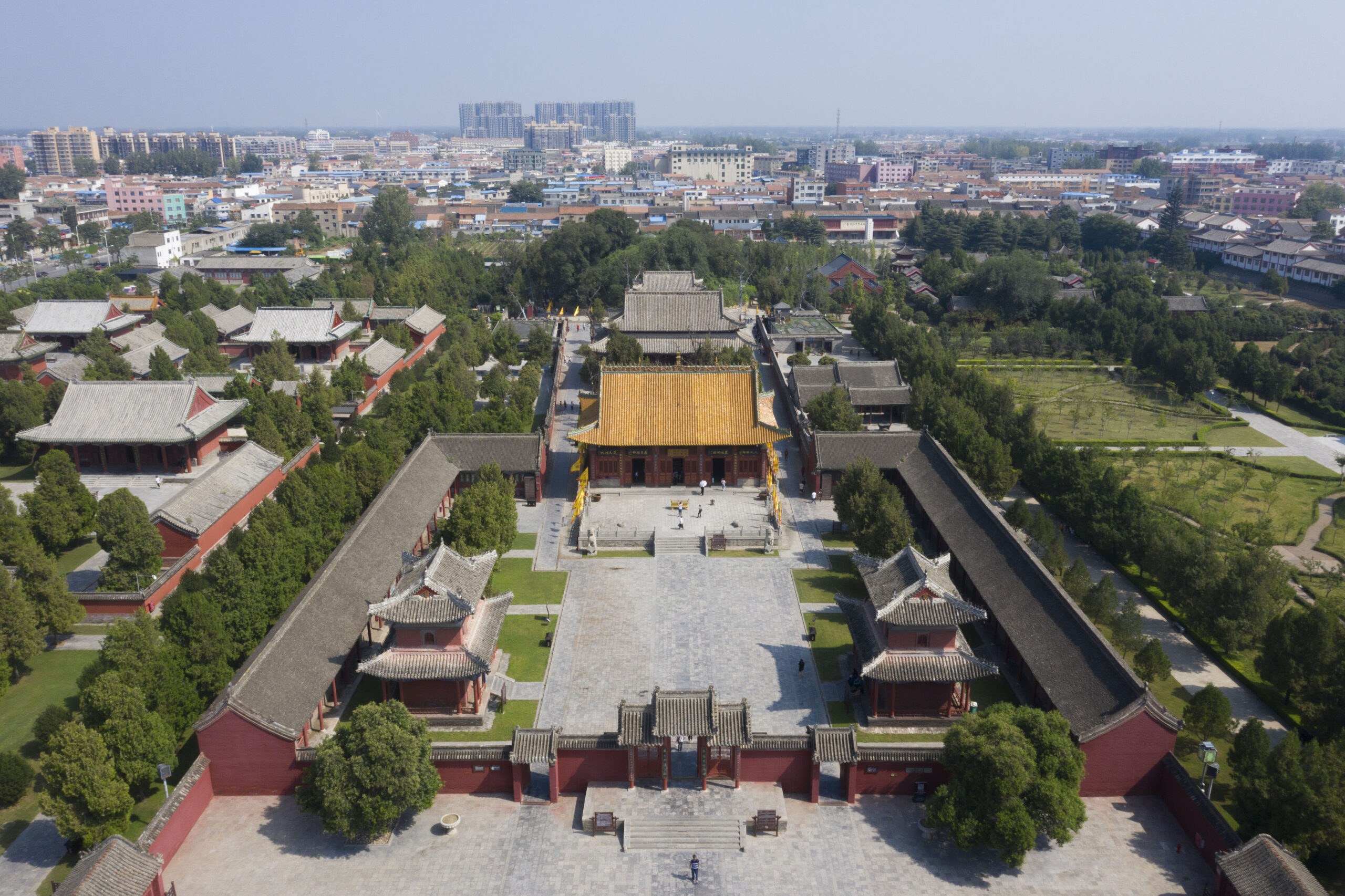 A scenic view of Zhoukou Taihaolingmiao