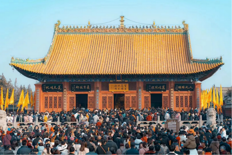 A scenic view of Zhoukou Taihaolingmiao