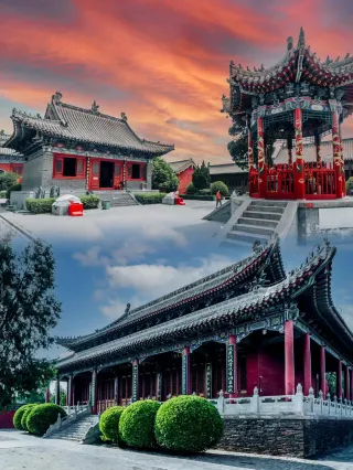 A scenic view of Zhoukou Taikangwenmiao