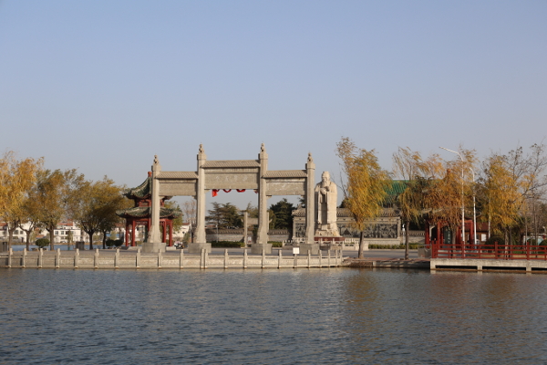 A scenic view of Zhoukou Xiangggetai