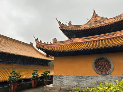 A scenic view of Zhoushan Fayu Si