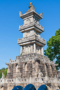 A scenic view of Zhoushan Putuoshan Duobaota