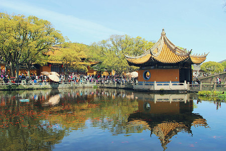 A scenic view of Zhoushan Putuoshan Puji Si