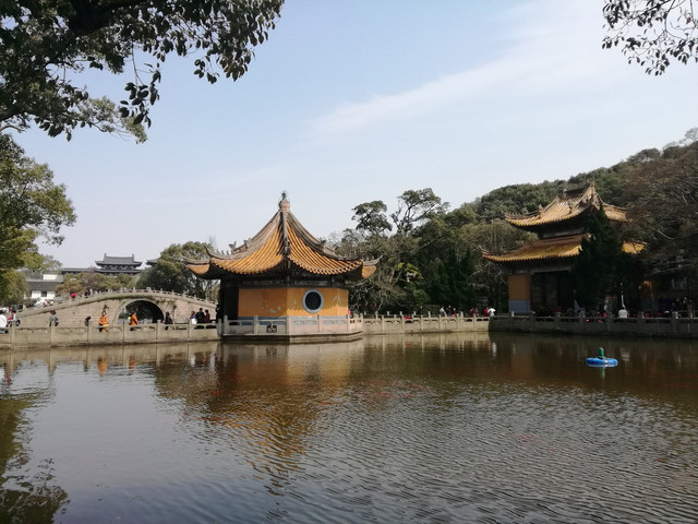 A scenic view of Zhoushan Putuoshan Puji Si