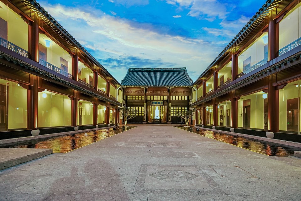 A scenic view of Zhoushan Putuoshan Puji Si