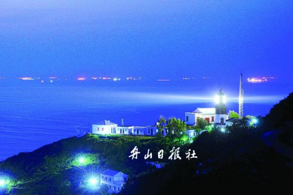 A scenic view of Zhoushan Zhedong Yanhai Dengta